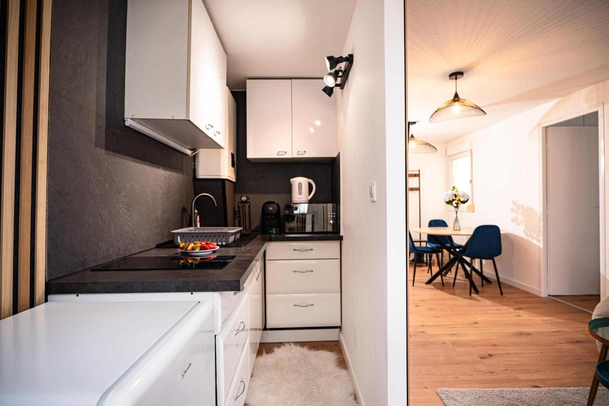 Moderne T2 Centre Sauna Wifi Home Office Netflix Strasbourg Exterior foto